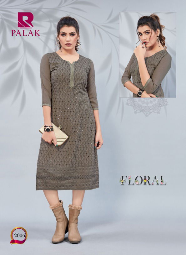 Raashi Palak Daily Wear Wholesale Designer Kurtis Catalog
